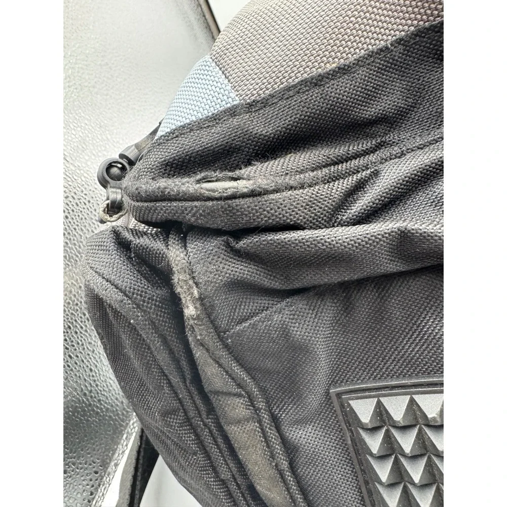 Eddie Bauer Grey Black Ballistic Nylon Duffel Bag Travel Gym Weekender Carry On
